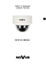 Novus NVIP-4V-8002M User Manual preview