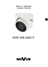 Preview for 1 page of Novus NVIP-4VE-6501/F User Manual