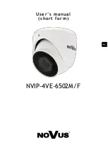 Preview for 1 page of Novus NVIP-4VE-6502M/F User Manual