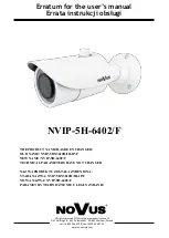 Preview for 1 page of Novus NVIP-5DN3612H/IR-1P/F User Manual