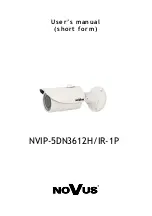 Novus NVIP-5DN3612H/IR-1P User Manual preview