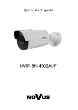 Предварительный просмотр 1 страницы Novus NVIP-5H-4502M/F Quick Start Manual