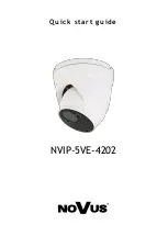 Предварительный просмотр 1 страницы Novus NVIP-5VE-4202 Quick Start Manual