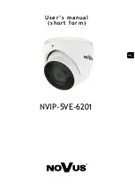 Preview for 1 page of Novus NVIP-5VE-6201 User Manual