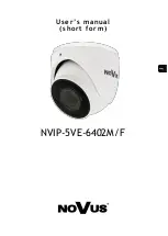 Novus NVIP-5VE-6402M/F User Manual предпросмотр