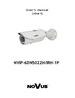 Preview for 1 page of Novus NVIP-6DN5022H/IRH-1P User Manual