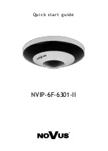 Preview for 1 page of Novus NVIP-6F-6301-II Quick Start Manual