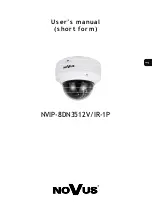 Preview for 1 page of Novus NVIP-8DN3512V/IR-1P User Manual