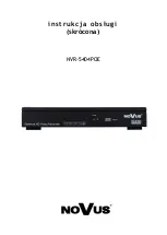 Предварительный просмотр 21 страницы Novus NVR-5404POE User Manual