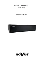 Novus NVR-6332-H8/FR User Manual предпросмотр