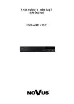 Preview for 25 page of Novus NVR-6408-H1/F User Manual