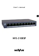 Novus NVS-3108SP User Manual предпросмотр