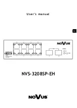 Novus NVS-3208SP-EH User Manual preview