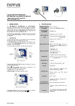 Novus RHT-WM-485-LCD Instruction Manual preview