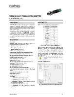 Novus TXMINI-M12-485 Operating Manual preview