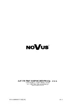 Preview for 18 page of Novus VAHD-2DN5102MD/IR-1 User Manual