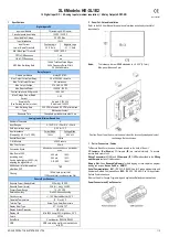 Novus XL6 Quick Start Manual preview