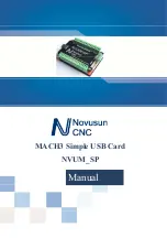 Novusun CNC NVUM_SP Series Manual preview