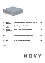 Preview for 1 page of Novy 2961 Operating And Installation Instructions