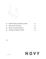 Novy 7550 Operating And Installation Instructions preview