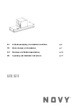 Novy 810/16 Operating And Installation Instructions предпросмотр