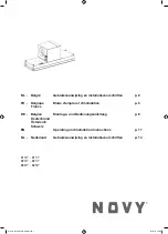 Предварительный просмотр 1 страницы Novy 810/7 Operating And Installation Instructions