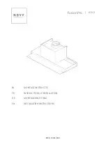 Novy Fusion Pro 87 Series Installation Instructions Manual preview