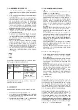 Preview for 12 page of Novy Touch 894 Operating And Installation Instructions