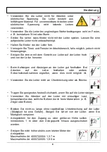 Preview for 13 page of now! 4000722004 Original Instruction Manual