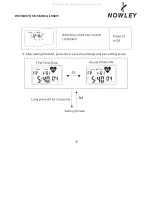 Preview for 12 page of Nowley 86073 User Manual