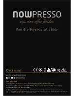 Preview for 11 page of NOWPRESSO Portable Espresso Machine Operation Manual