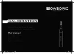 Nowsonic CALIBRATION User Manual предпросмотр