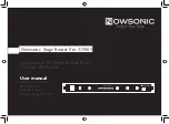 Предварительный просмотр 1 страницы Nowsonic Pro-313805 User Manual