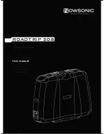 Nowsonic Roadtrip 508 User Manual preview