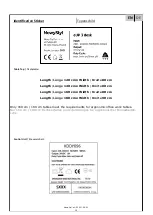 Preview for 19 page of Nowy Styl eUP 3 Operating And Assembly Manual