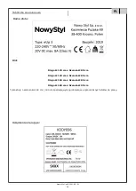 Preview for 38 page of Nowy Styl eUP 3 Operating And Assembly Manual