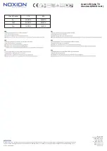 Preview for 2 page of Noxion Avant LEDtube T8 Standard Manual