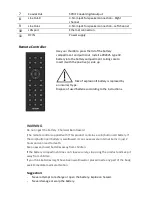 Preview for 6 page of Noxon A120 Plus User Manual