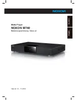 Noxon NOXON M740 Manual preview