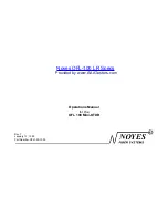 Preview for 1 page of Noyes OFL 100 Mini-OTDR Operation Manual