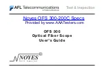 Noyes OFS 300 User Manual preview