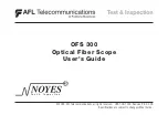 Preview for 2 page of Noyes OFS 300 User Manual