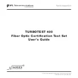 Preview for 2 page of Noyes TURBOTEST 400 User Manual