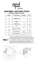 Preview for 1 page of NPD 3900076 Assembly Instructions