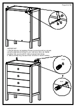 Preview for 12 page of NPD Sorrento Chest 4 Drawers 8000042 Assembly Instructions Manual