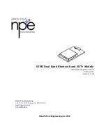 Preview for 1 page of npe GEM3 Hardware Integration Manual