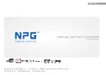 Preview for 2 page of NPG DVD-210HZU User Manual