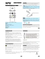 Предварительный просмотр 3 страницы NPG RC- 101QM User Manual