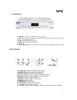 Preview for 4 page of NPG Real DSTR-4000 SD User Manual