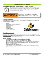 Preview for 8 page of NPK Genesis GHG 16 Safety & Operator Manual